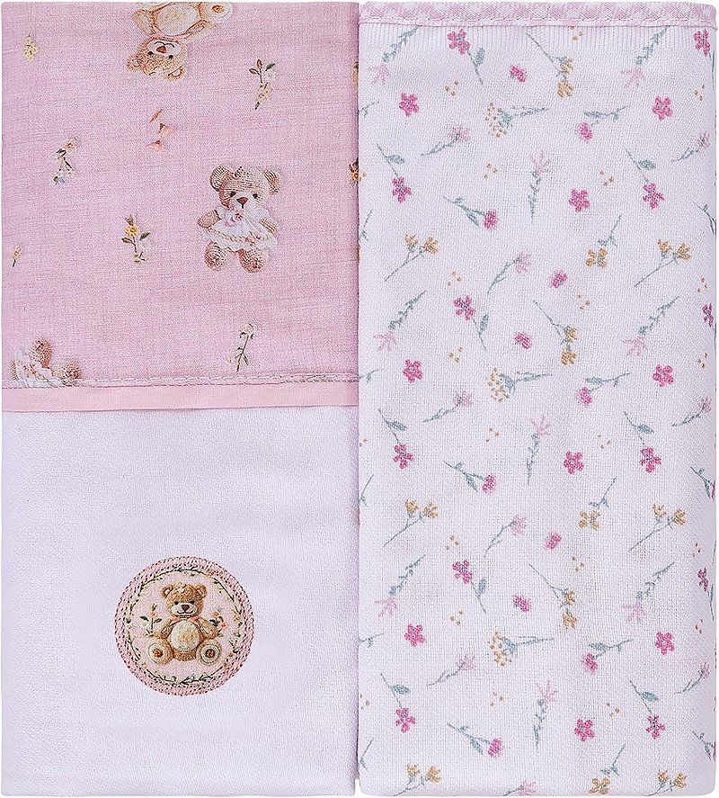 Mantas Flaneladas Ursa Rosa