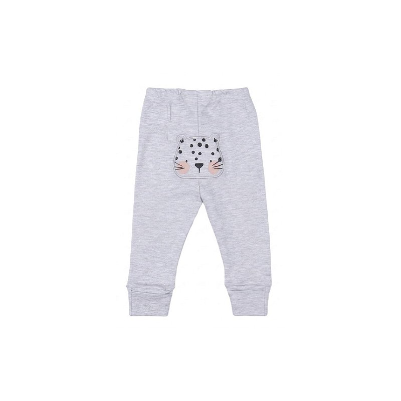 Conjunto com Bordado Suedine Menino Safari Tam P