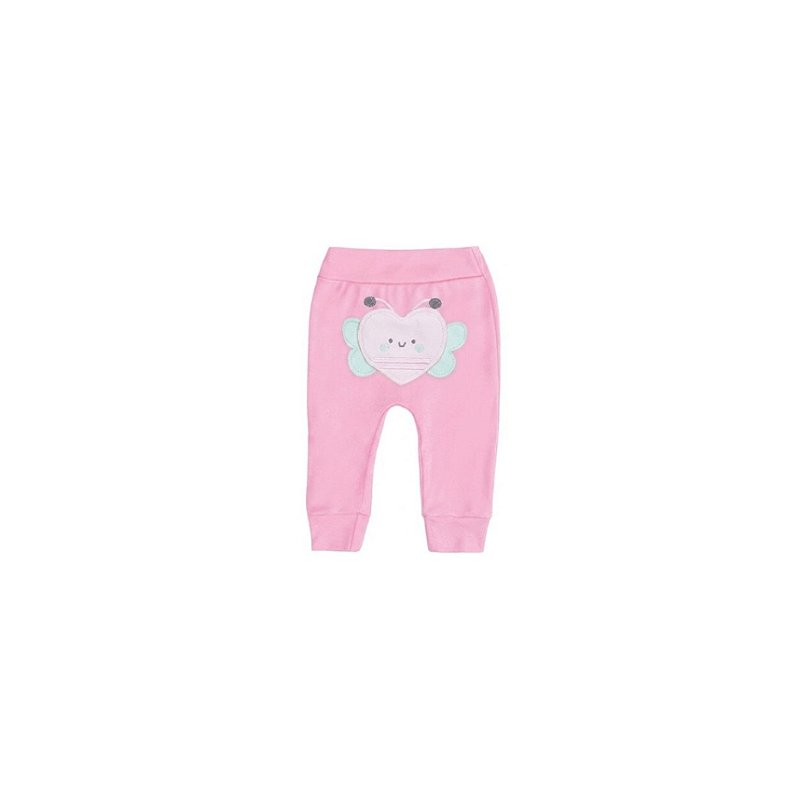 Conjunto com Bordado Suedine Menina Tam M