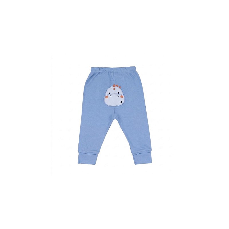 Conjunto com Bordado Suedine Menino Dino Tam M