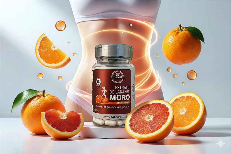Suplemento Extrato de Laranja Moro Morosil- 540 Mg + Antocianinas 60 Caps