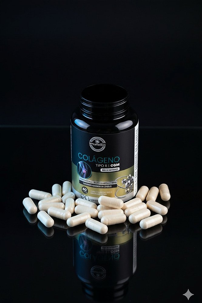 KIT 1 Ômega 3 A-Z - 20 Vitaminas e Minerais + EPA DHA + 1 Colágeno Tipo 2 + CGM
