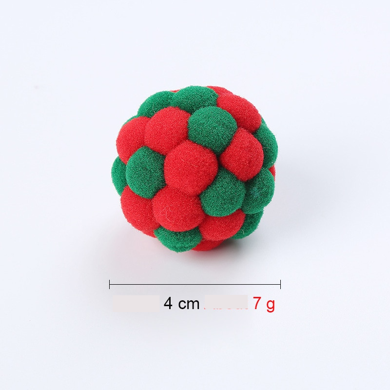 Bola de pelúcia interativa para gatos