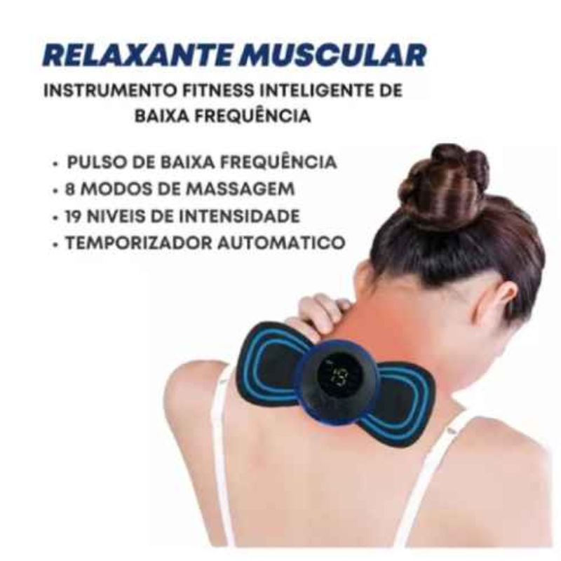 Kit massageador elétrico com escova e pente, forte e portátil