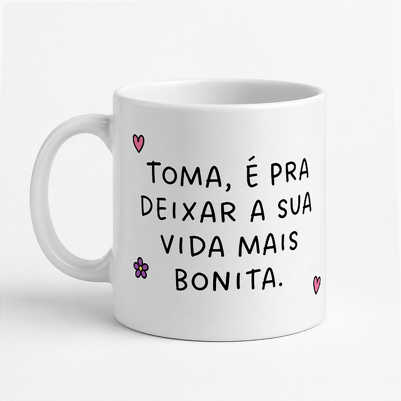 Caneca Flork – Sua Vida Mais Bonita