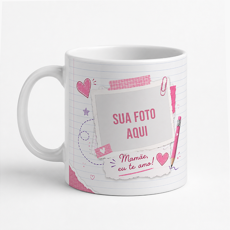 Caneca Dia das Mães – Mãe de Menina