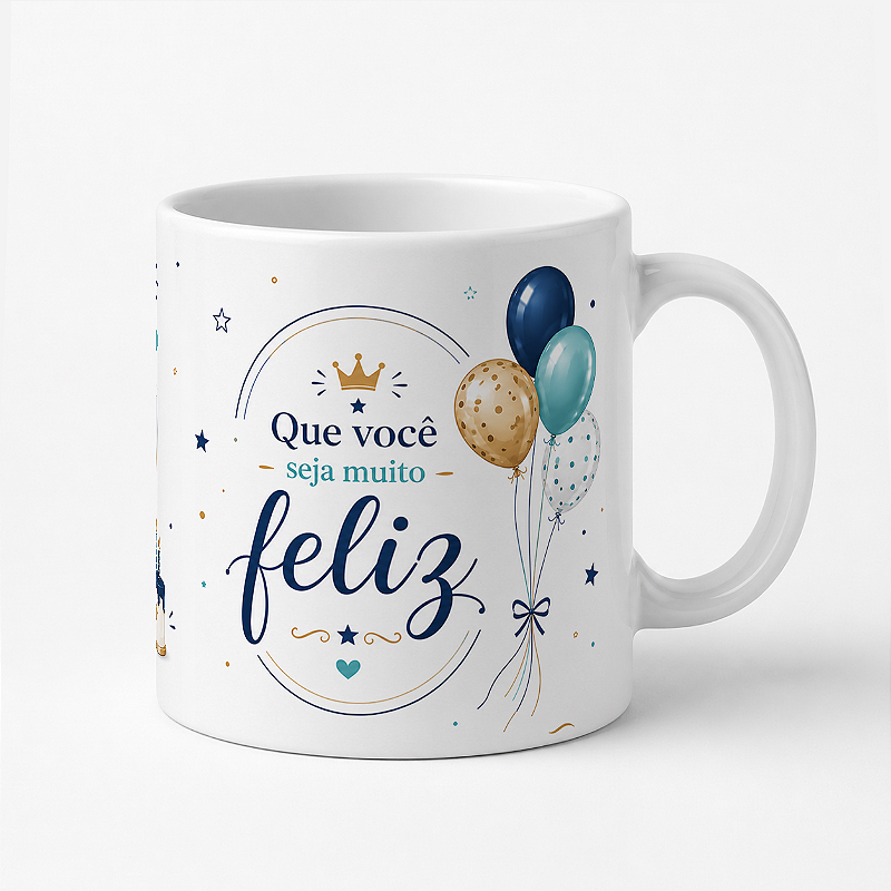 Caneca Feliz Aniversário – Masculina