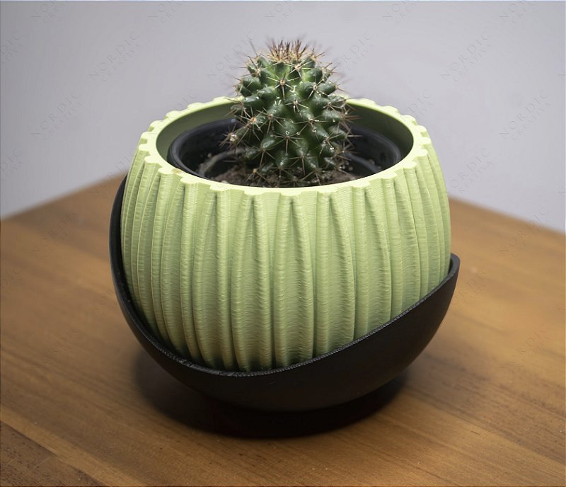 Vaso de planta com base