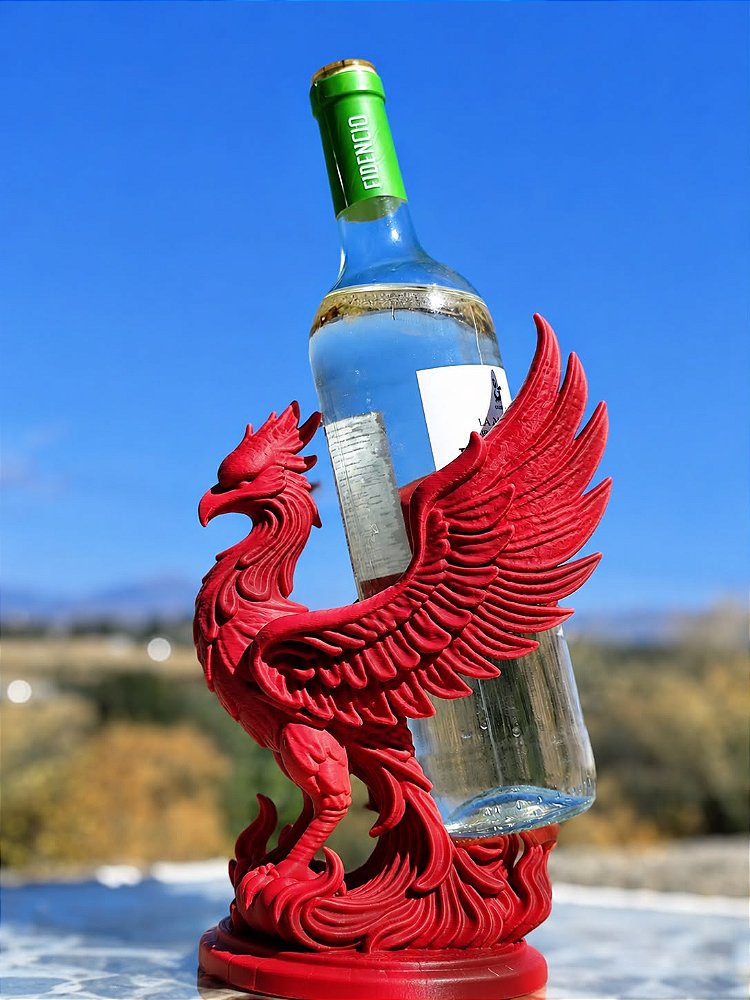 Fênix suporte para vinho