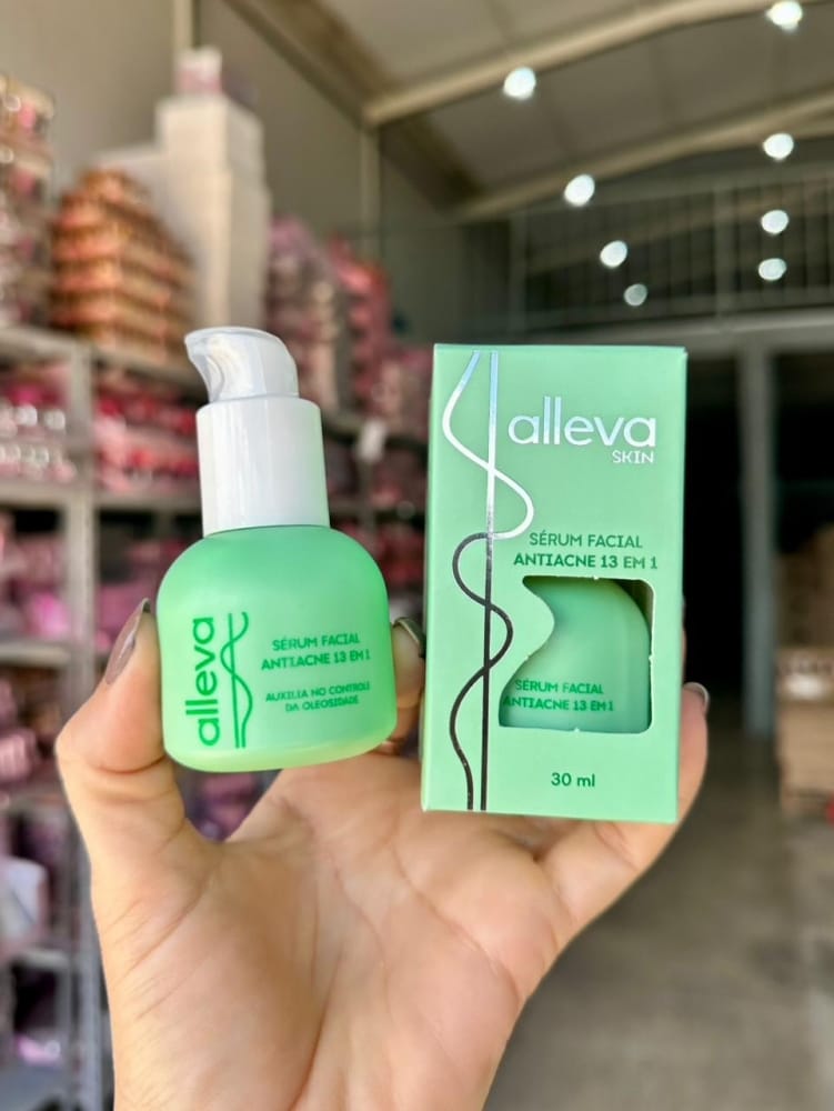 Serum Facial Antiacne 13 em 1 Alleva 30ml