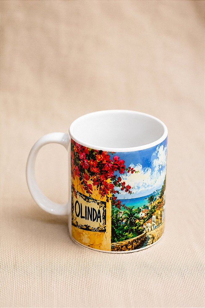 Caneca Olinda 330ml Cerâmica