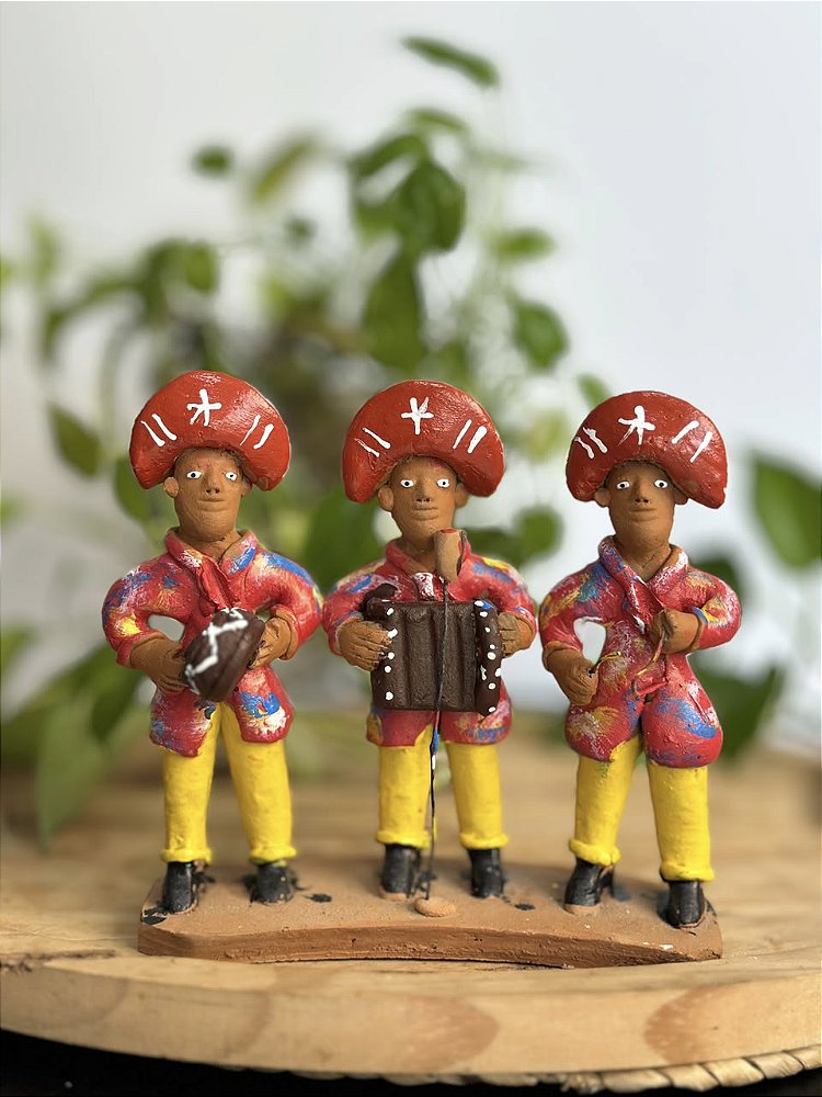 Trio Pé de Serra em Barro Artesanal