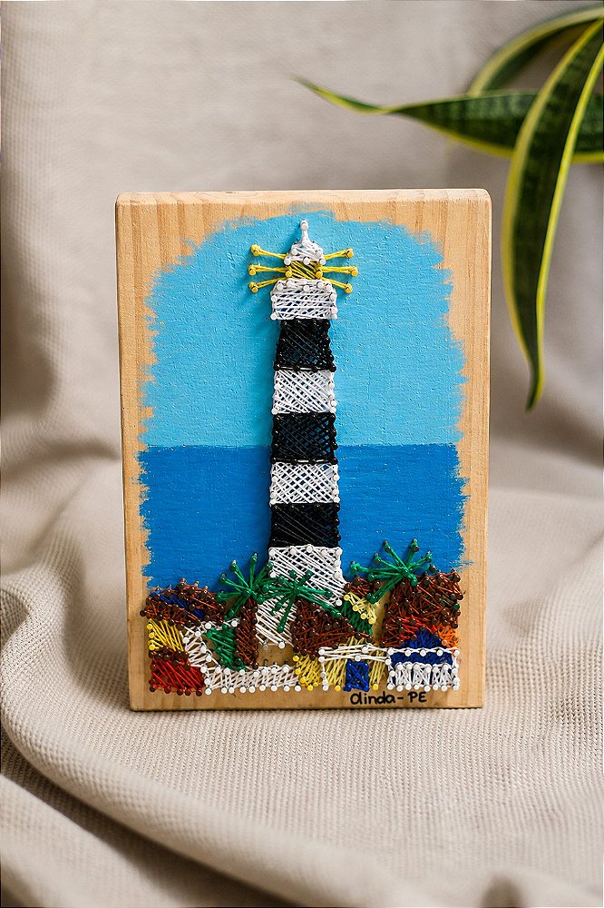 Quadro Farol de Olinda String Art