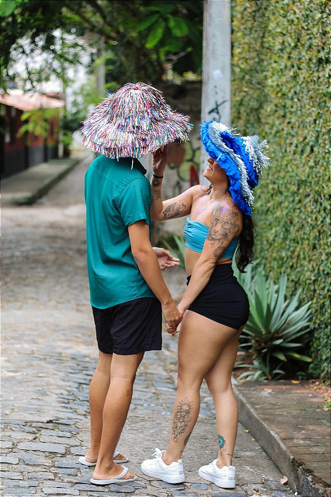 Chapéu de Carnaval Furta-Cor