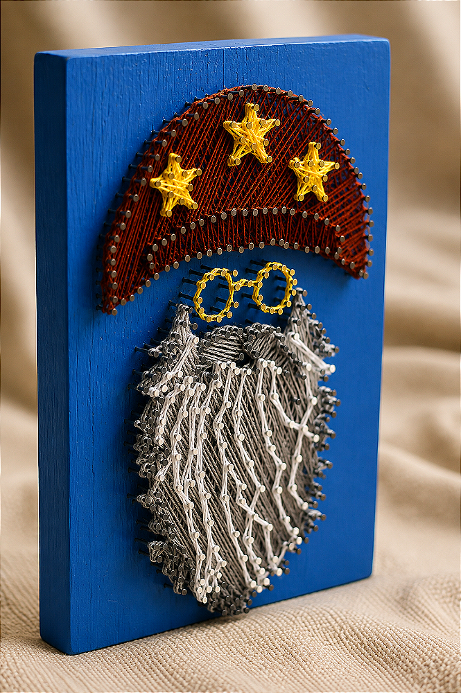 Quadro String Art Velho do Cariri