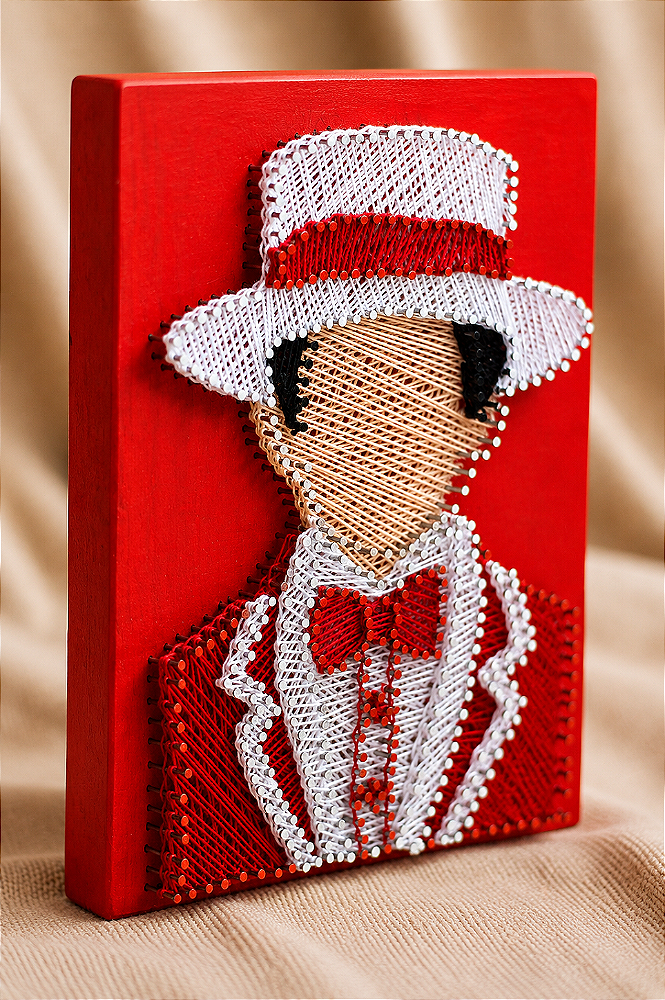 Quadro String Art Menino da Tarde