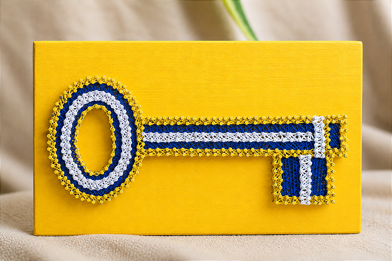 Quadro String Art Chave do Cariri