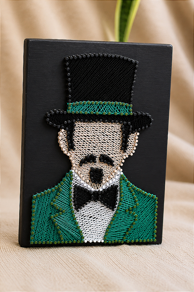 Quadro String Art Homem da Meia-Noite
