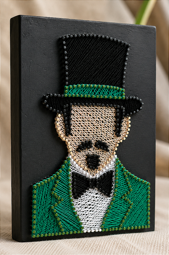 Quadro String Art Homem da Meia-Noite