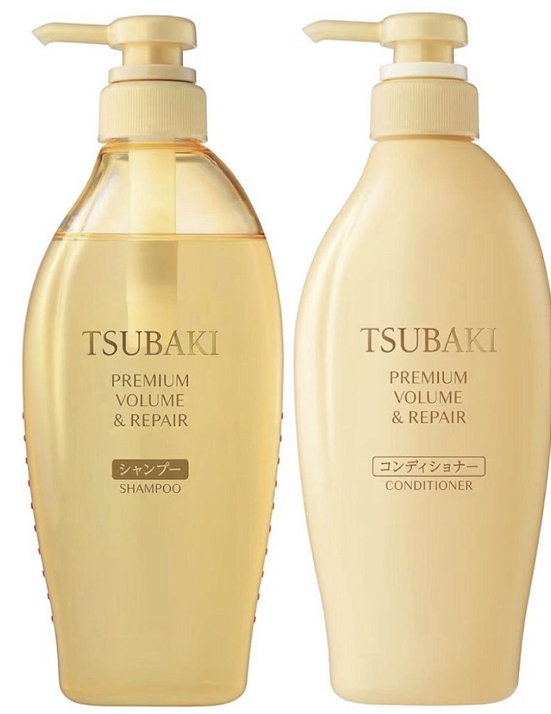 Kit shampoo e condicionador Tsubaki Premium Volume & Repair