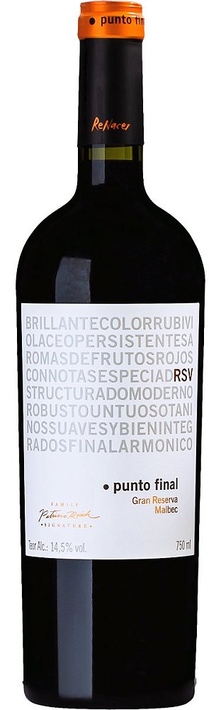 VAR RENACER PUNTO FINAL GRAN RESERVA MALBEC TT750