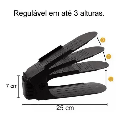 Organizador de Calçados Rack Sapateira Regulável