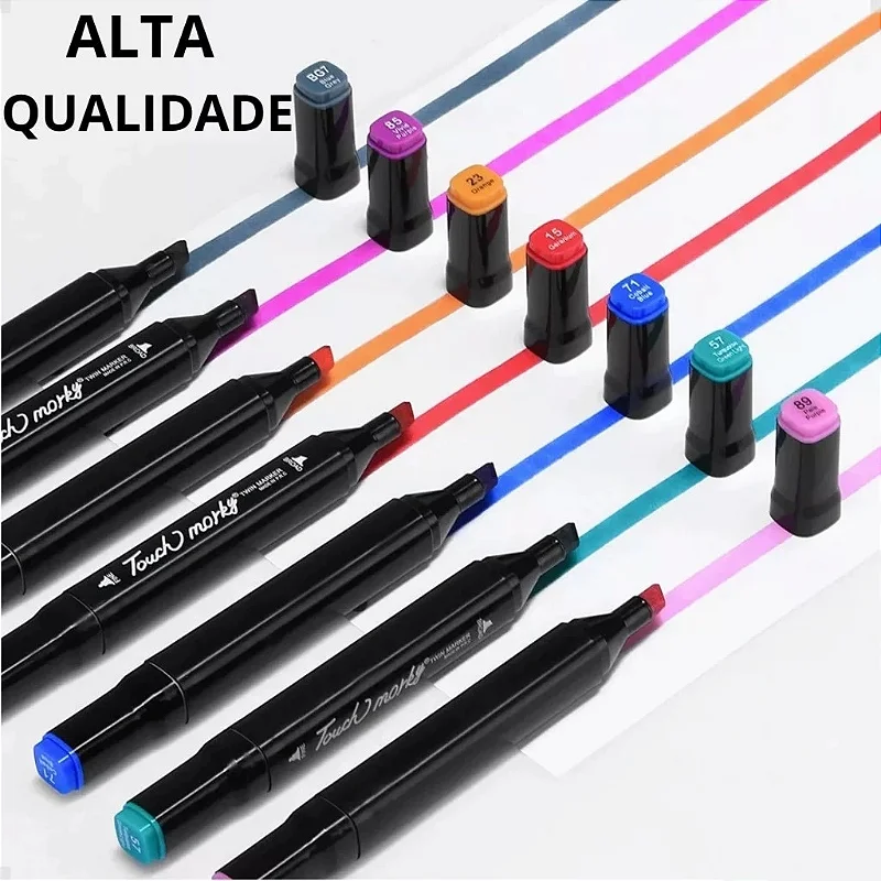 Kit Pintura Infantil 50 Páginas + Canetas 80 Cores