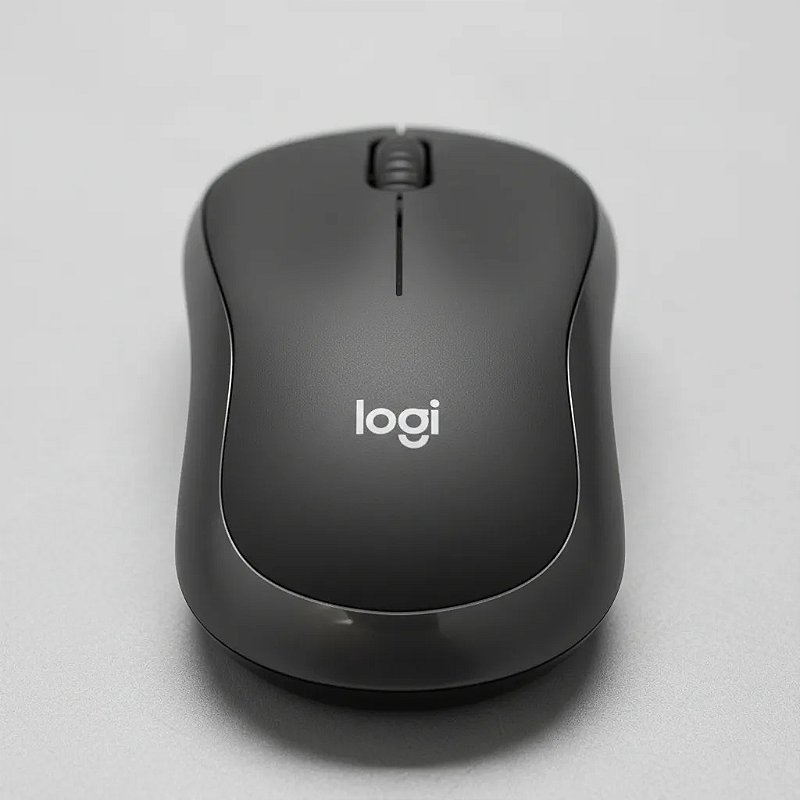 Mouse sem Fio Logitech M220 Silent Silencioso Preto 1000 DPI