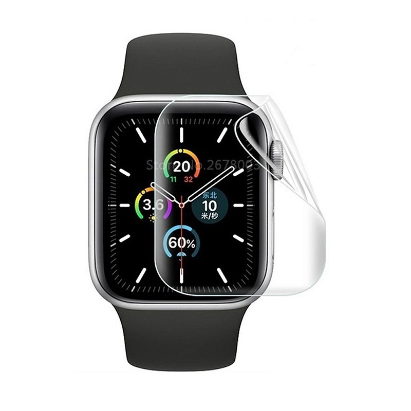 Película 3D Vidro com Borda Preta para Apple Watch Caixa:49mm