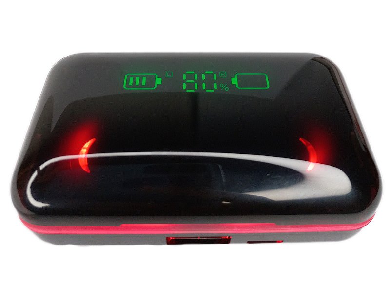 E10 fone de ouvido Bluetooth, estojo de carregamento sem fio original, IPX4 Wate