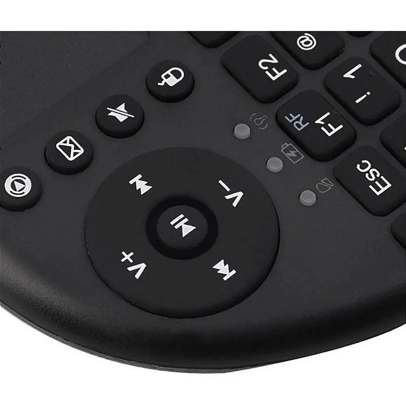 Mini Teclado Iluminado Controle Sem Fio MarisaStore