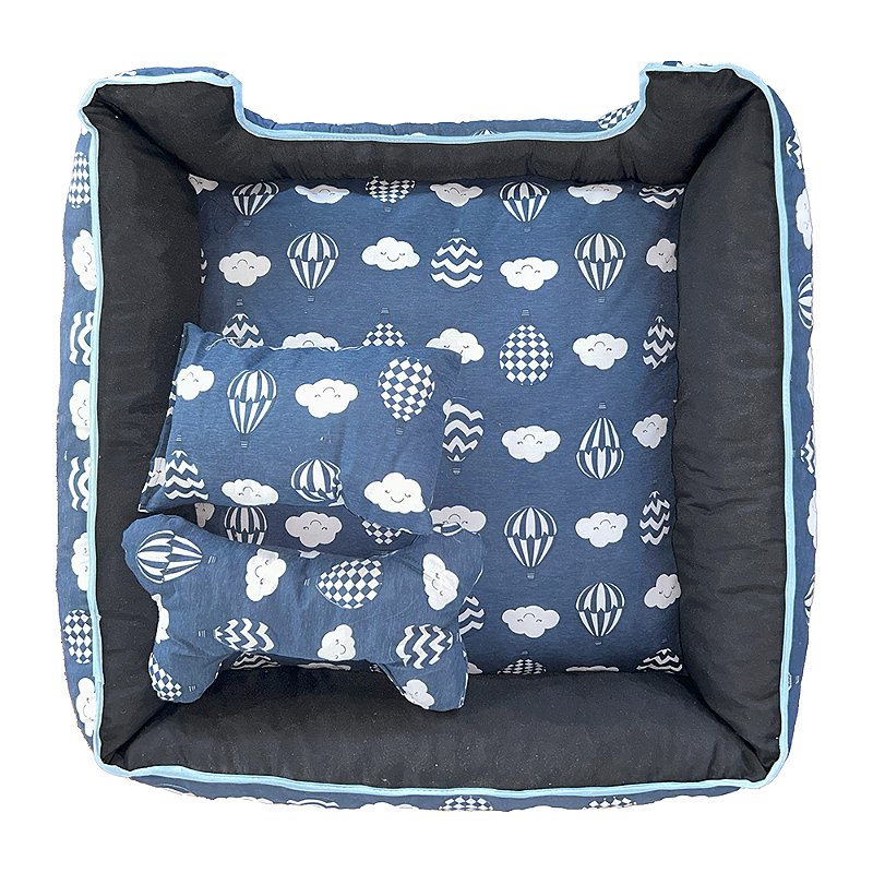 Cama Pet Onix Impermeável Pequena Cor:Nuvem