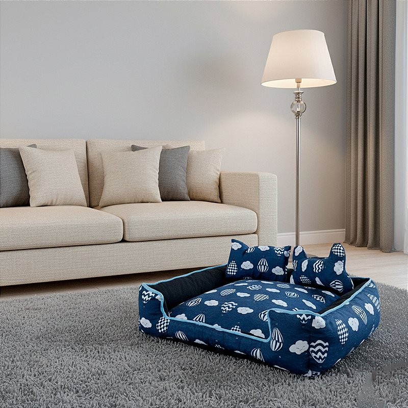 Cama Pet Onix Impermeável Pequena Cor:Nuvem