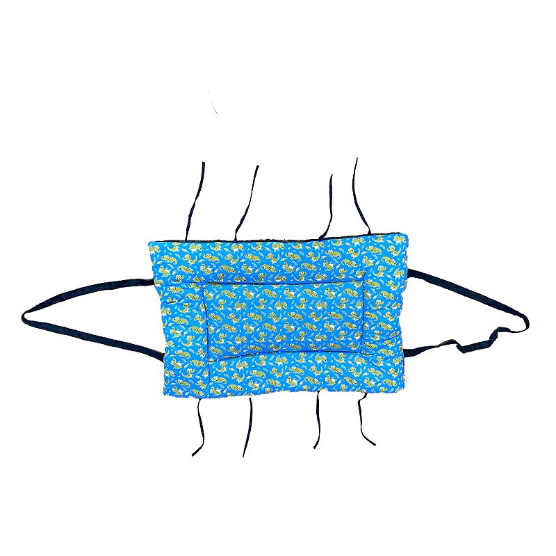 Kit Transporte Bolsa Colchonete Impermeável Top Cor:Dino Azul