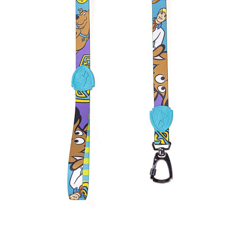Guia Para Cachorro Tradicional Scooby-Doo FreeFaro 1,2m Verde e Azul - M