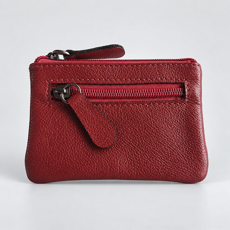 Bolsinha de Couro Mini Slim em Couro Legítimo