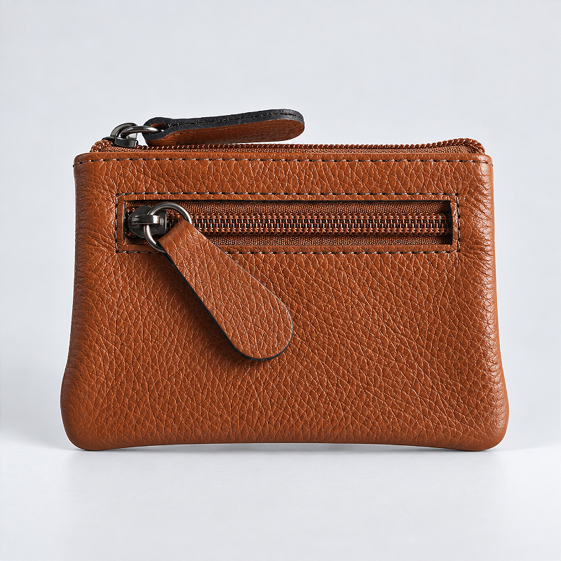 Bolsinha de Couro Mini Slim em Couro Legítimo