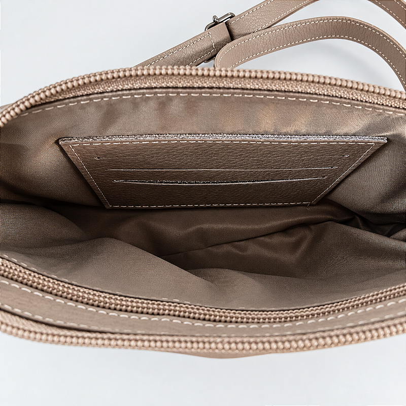 Bolsa Baguete Social em Couro Legítimo