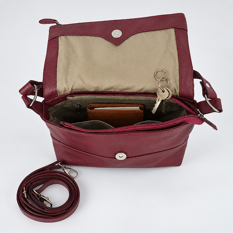 BOLSA VERSÁTIL DE COURO LEGÍTIMO
