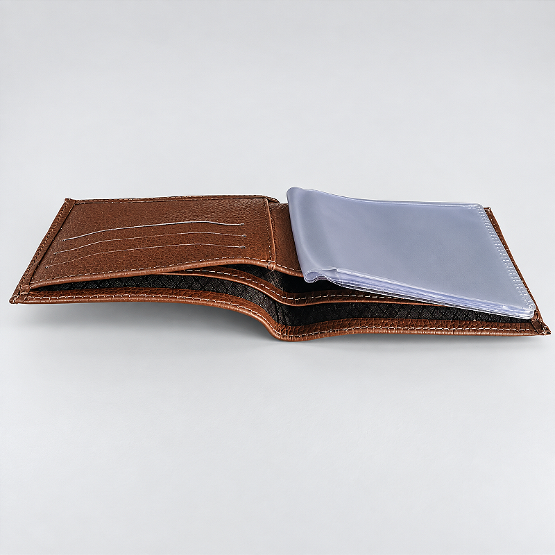 Carteira de Couro Social Masculina