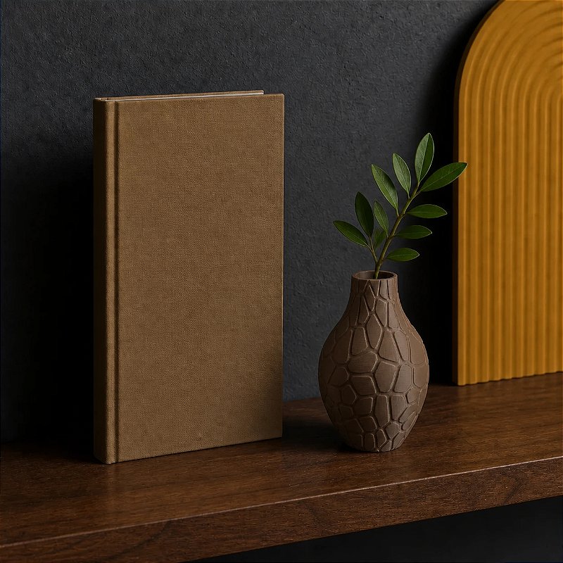 Criandê Vaso Voronoi | Relevo em Células Irregulares, Linha Minimalista
