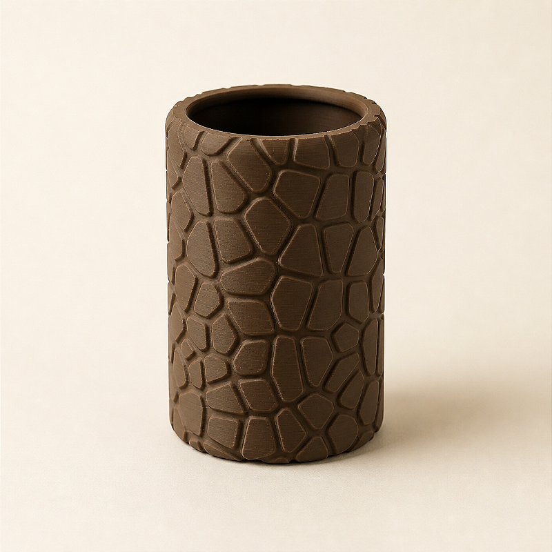 Voro | Porta-Canetas com Relevo Voronoi Criandê
