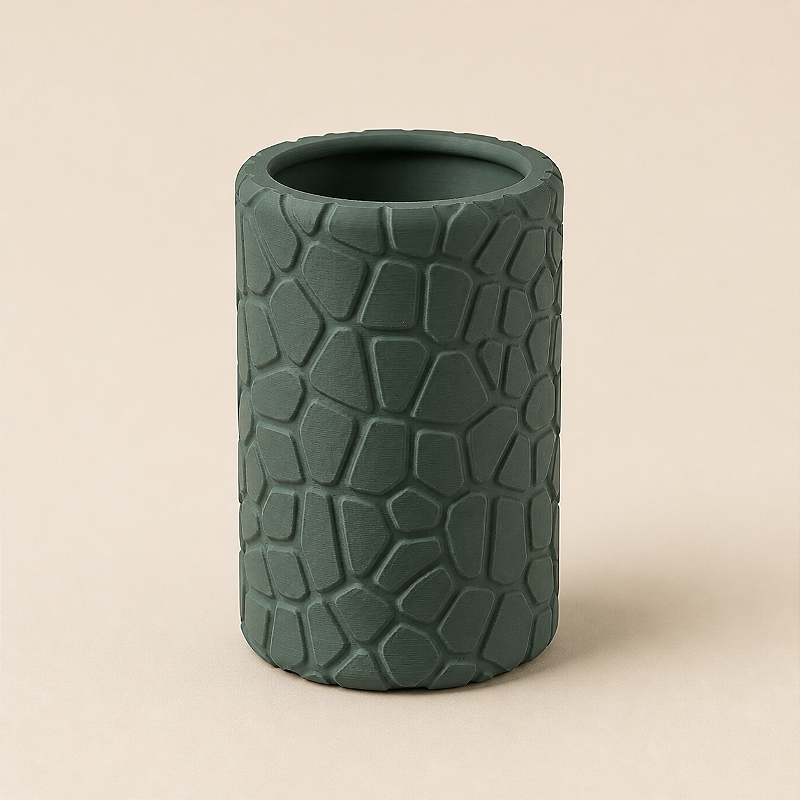 Voro | Porta-Canetas com Relevo Voronoi Criandê