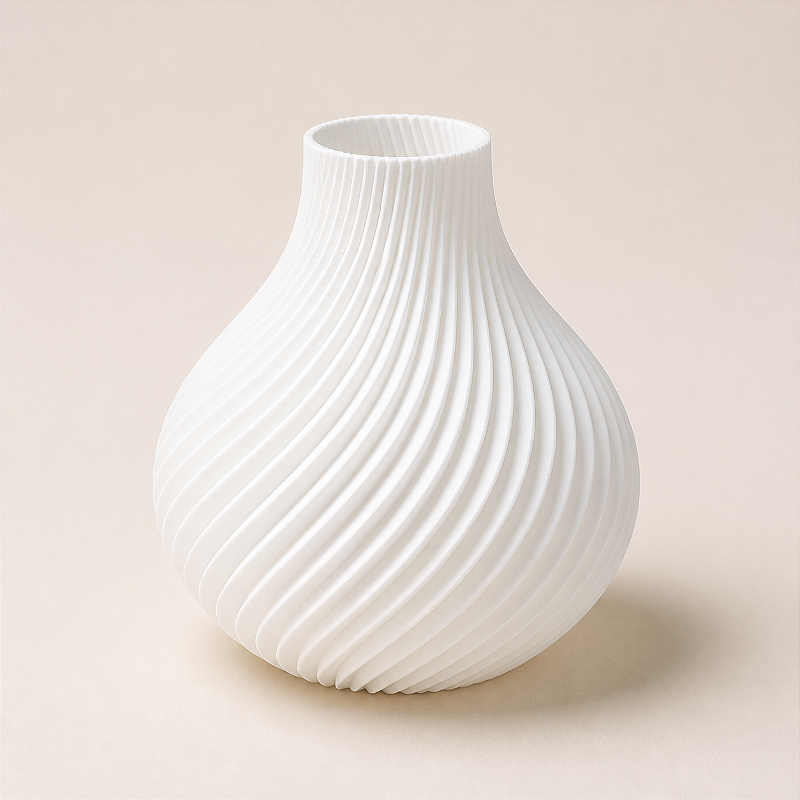 Criandê Vaso Zen | Espiral Paramétrica de Curva Contínua