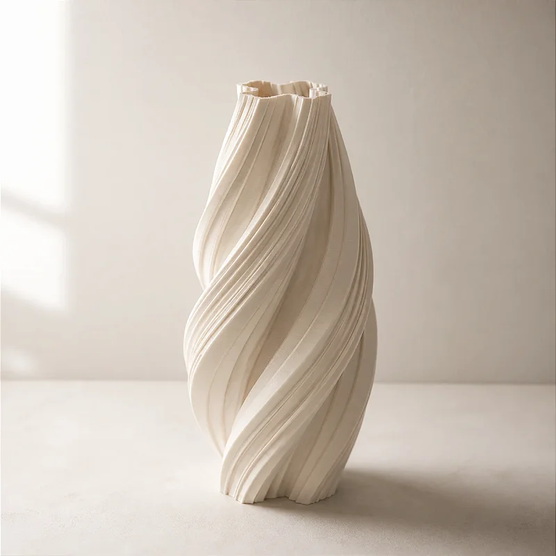 Margaret | Vaso Decorativo com Relevo em Espiral Criandê