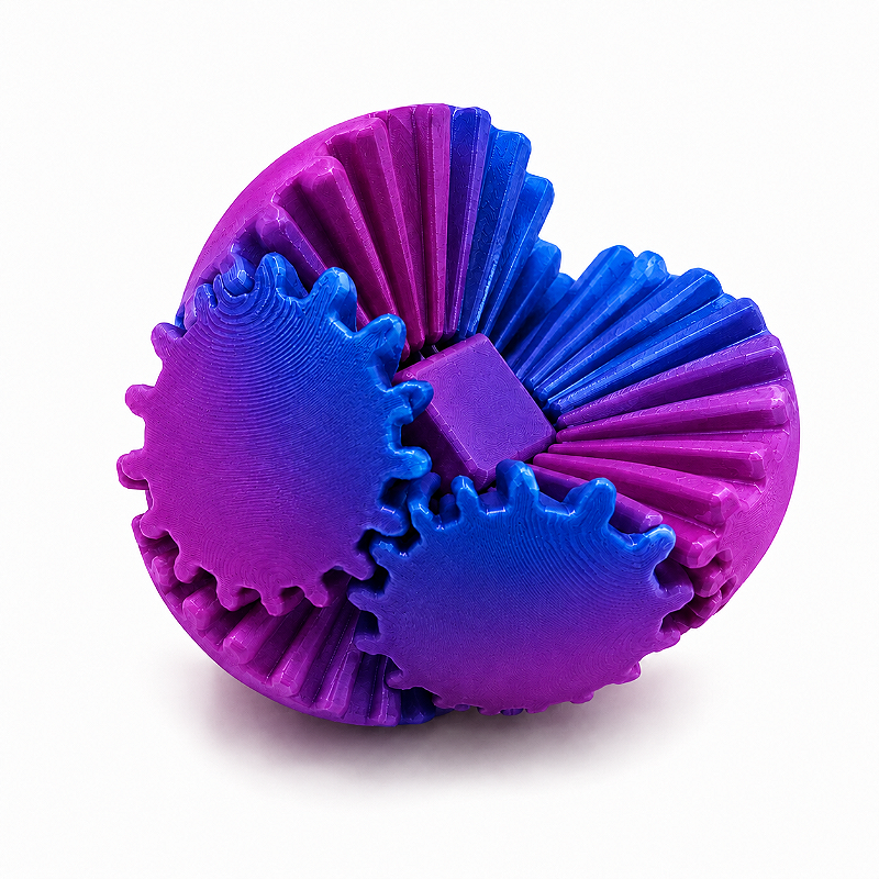 Orbi Flow | Gear Ball Sensorial de Engrenagens Articuladas Criandê
