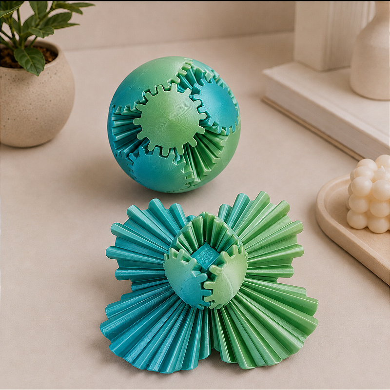 Orbi Flow | Gear Ball Sensorial de Engrenagens Articuladas Criandê