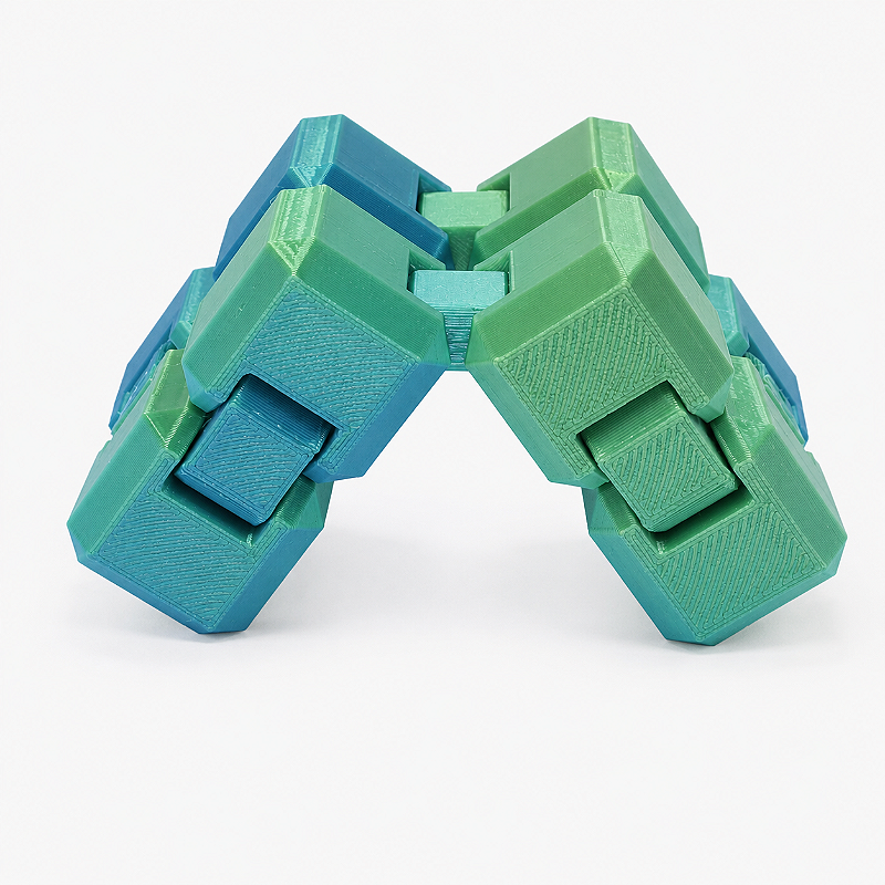 Criandê Cubo Infinito | Peça Sensorial Antiestresse Articulada