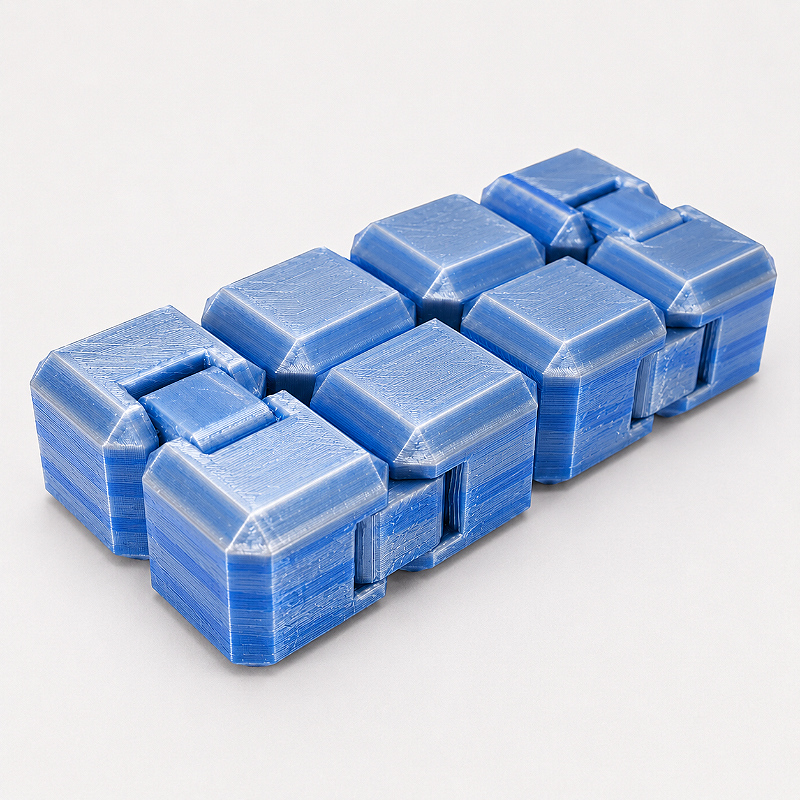 Criandê Cubo Infinito | Peça Sensorial Antiestresse Articulada