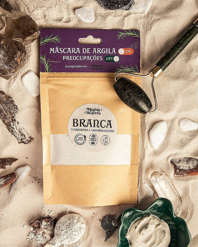 Argila Branca em Pó SkinCare Clareadora 100g